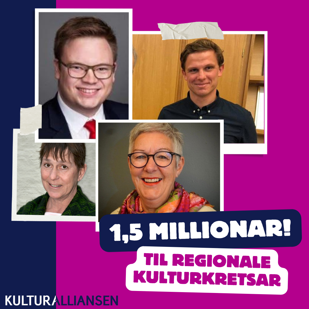 1,5 millionar til regionale kulturkretsar